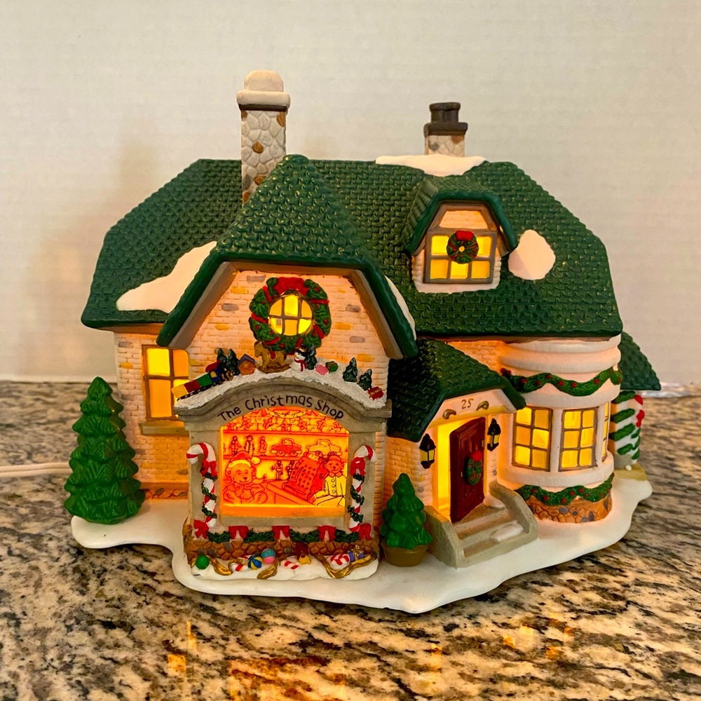 St. Nicholas Square - The Christmas Shop illuminated Christmas village